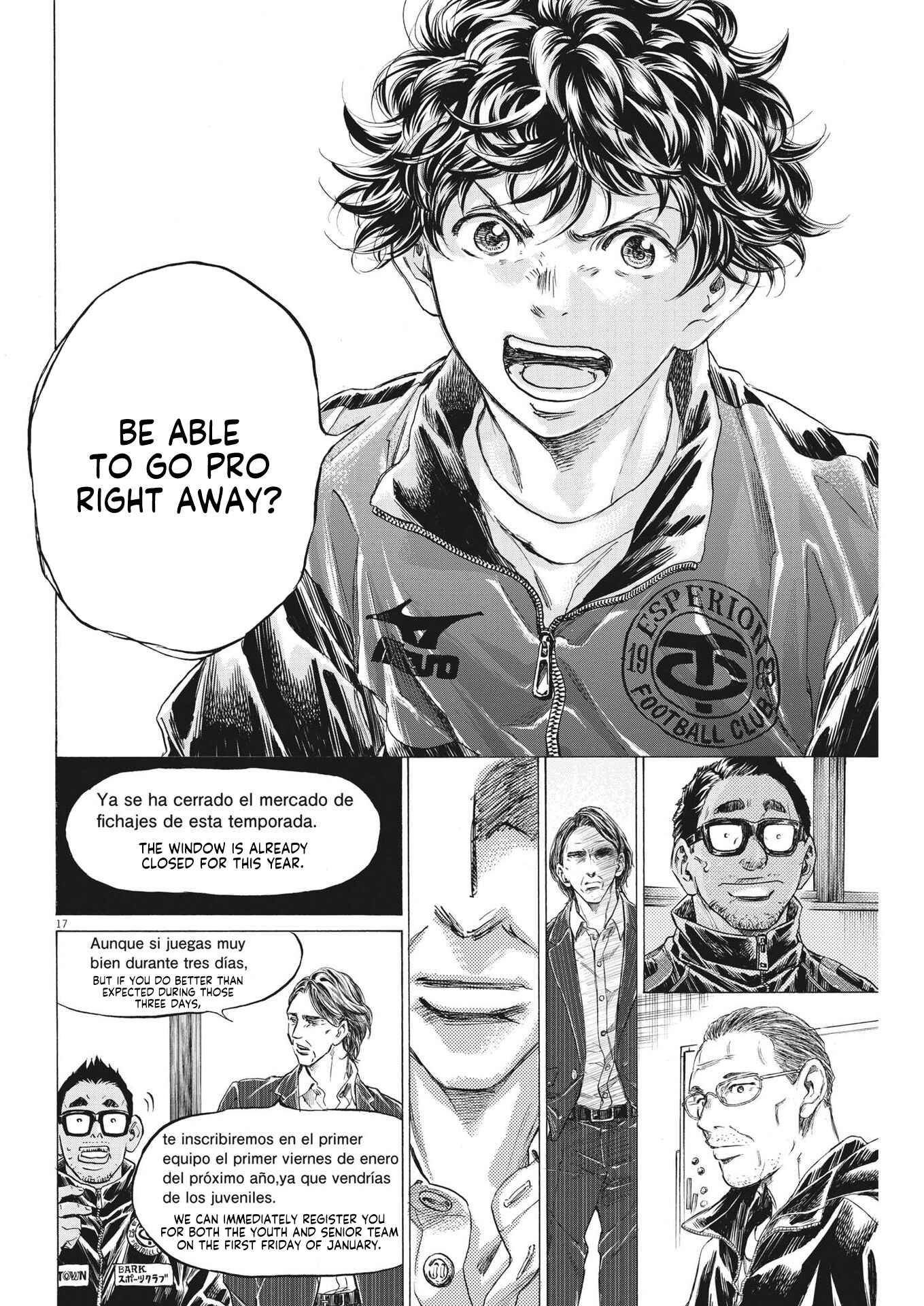 Ao Ashi Chapter 282 page 18