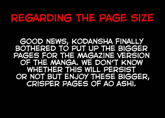 Ao Ashi Chapter 282 page 1