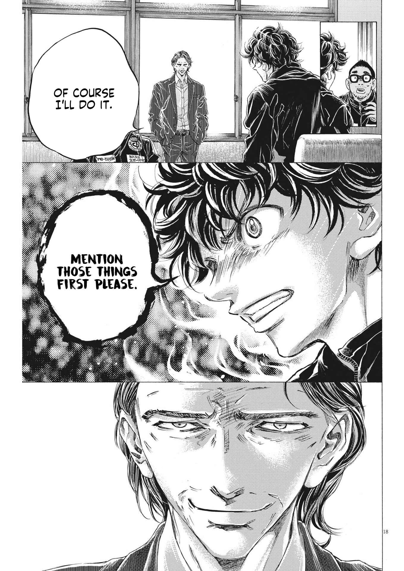 Ao Ashi Chapter 282 page 19
