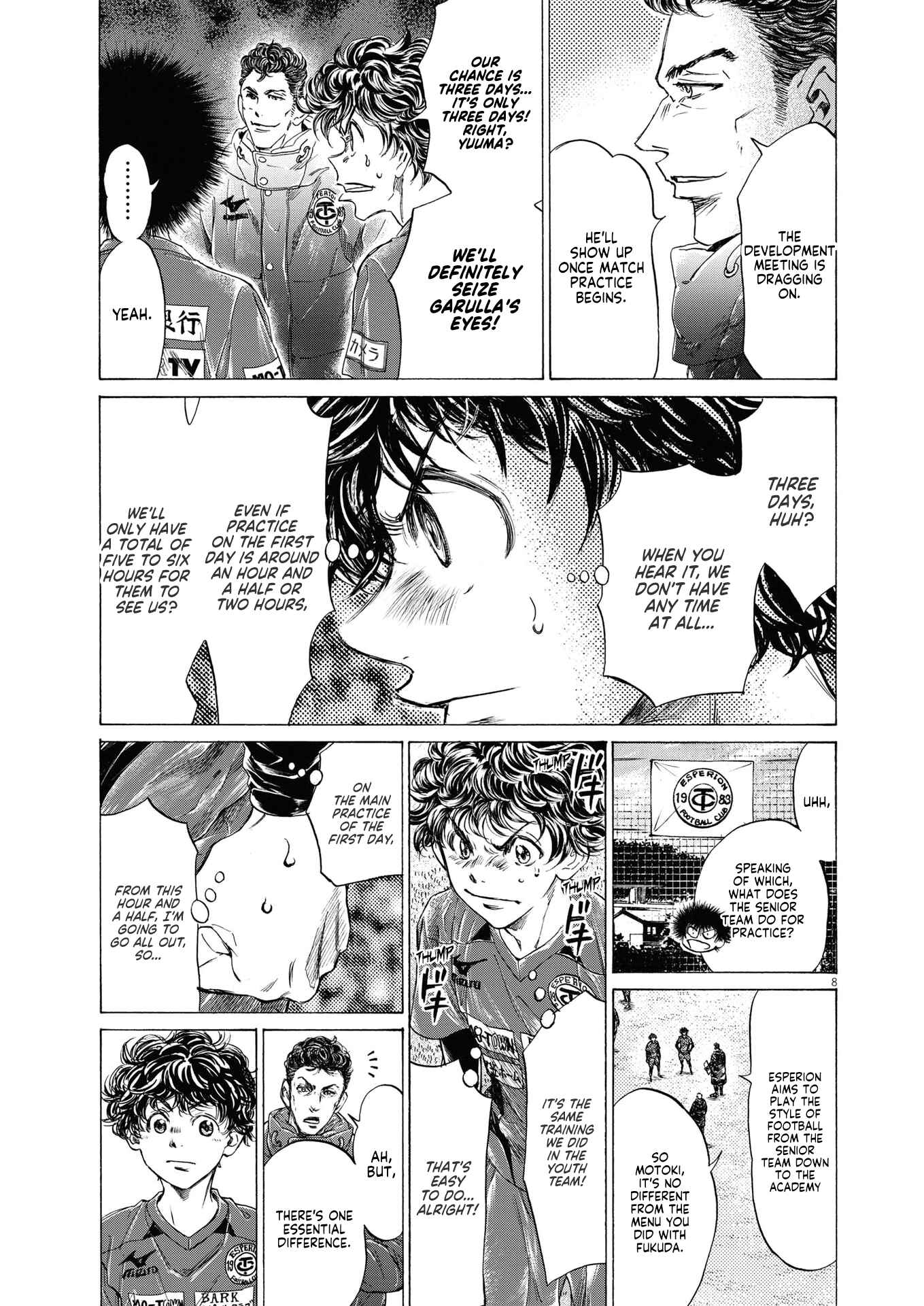 Ao Ashi Chapter 285 page 10
