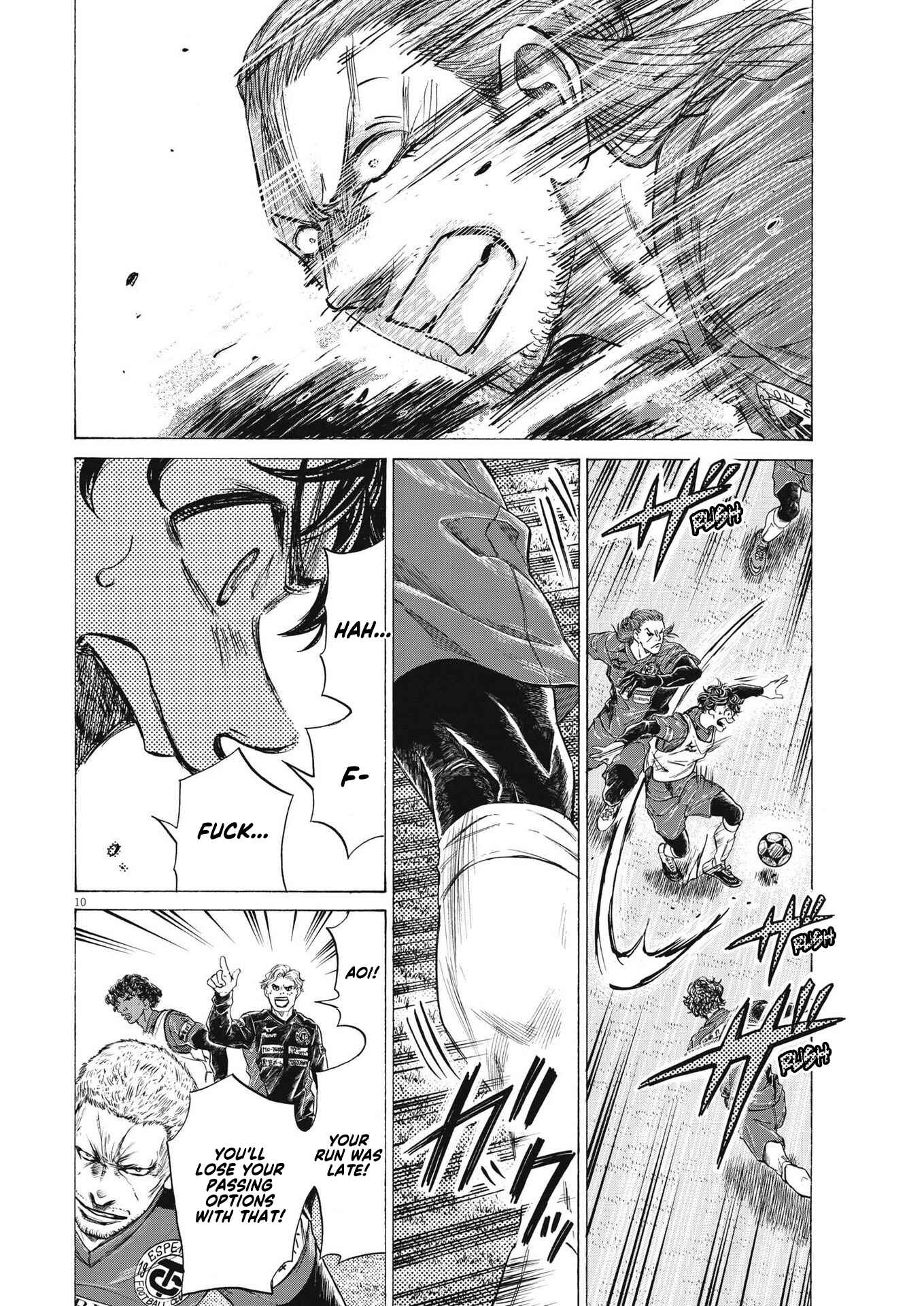 Ao Ashi Chapter 286 page 10