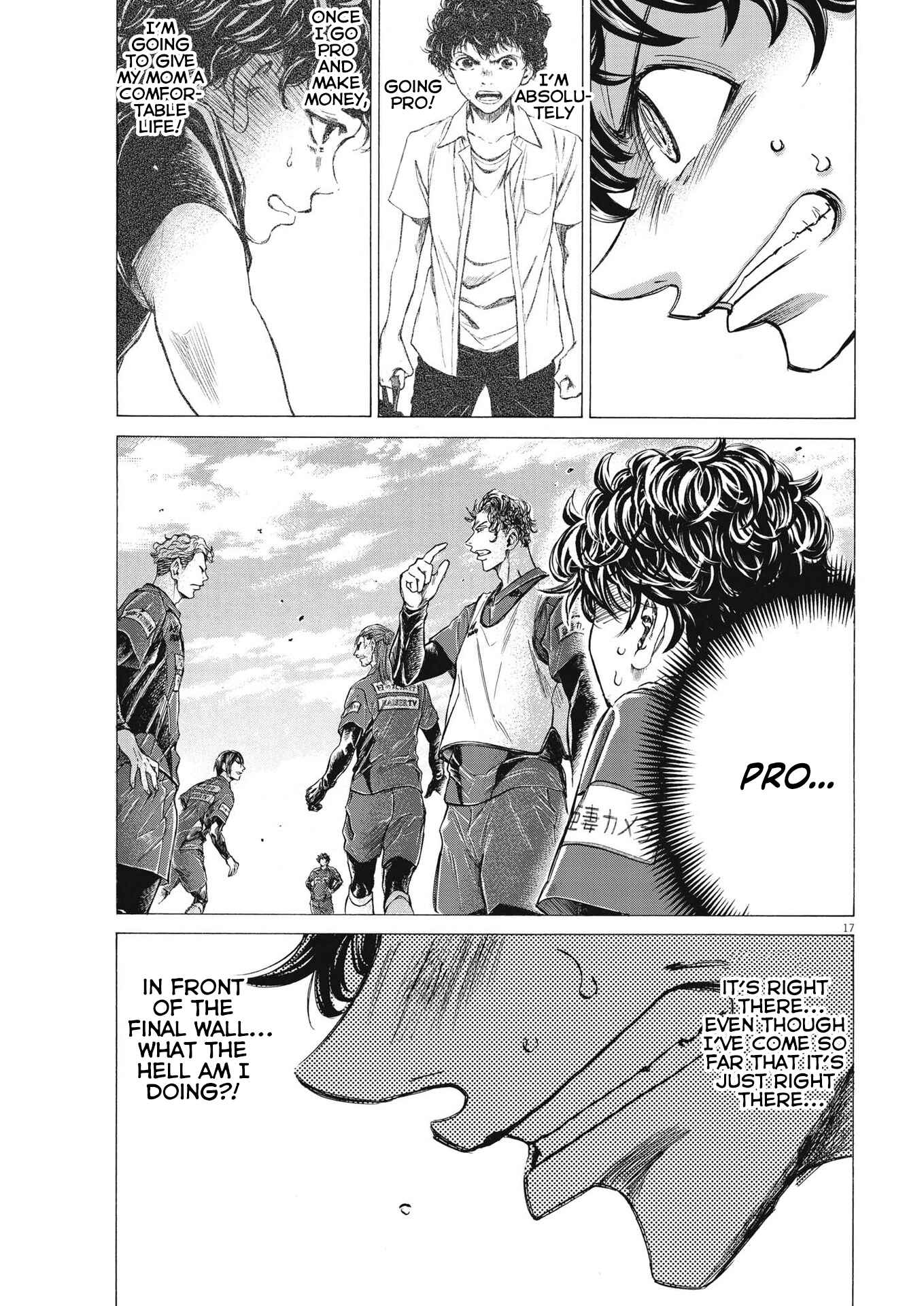 Ao Ashi Chapter 286 page 17