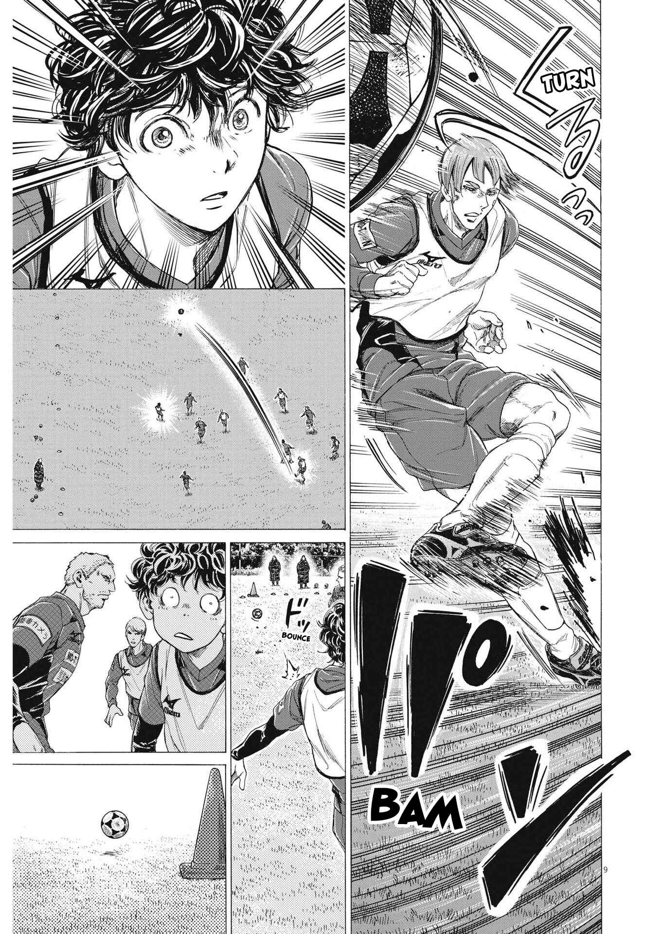 Ao Ashi Chapter 287 page 9