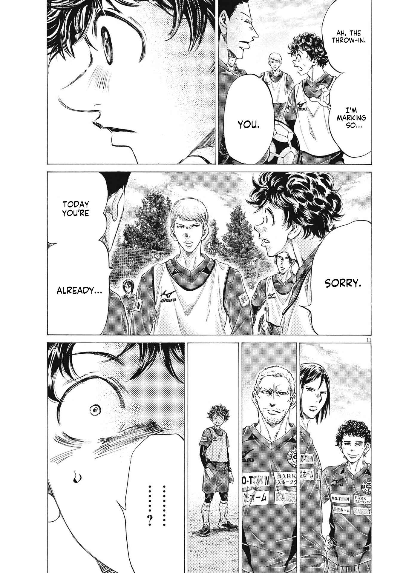 Ao Ashi Chapter 287 page 11