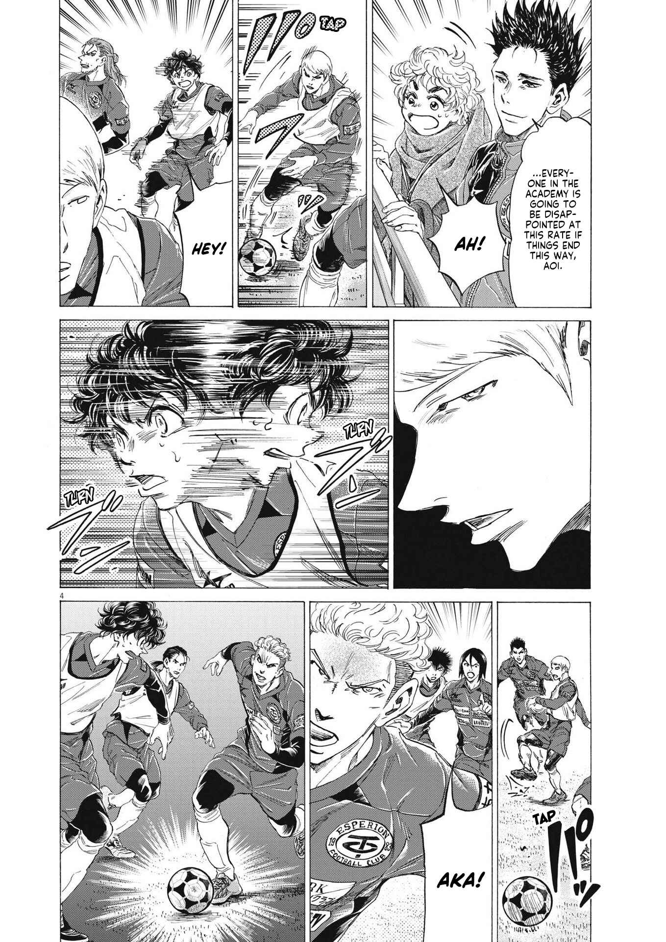 Ao Ashi Chapter 287 page 4
