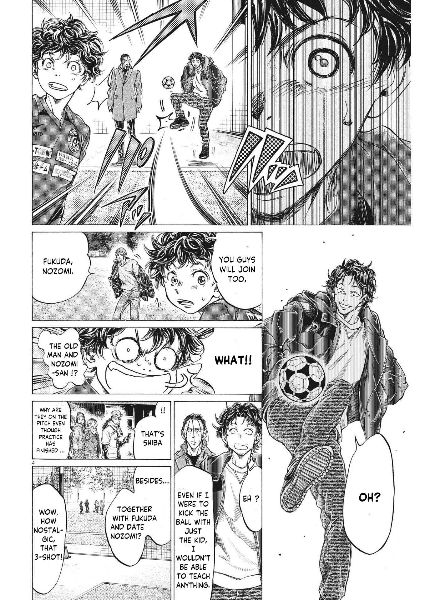 Ao Ashi Chapter 290 page 4