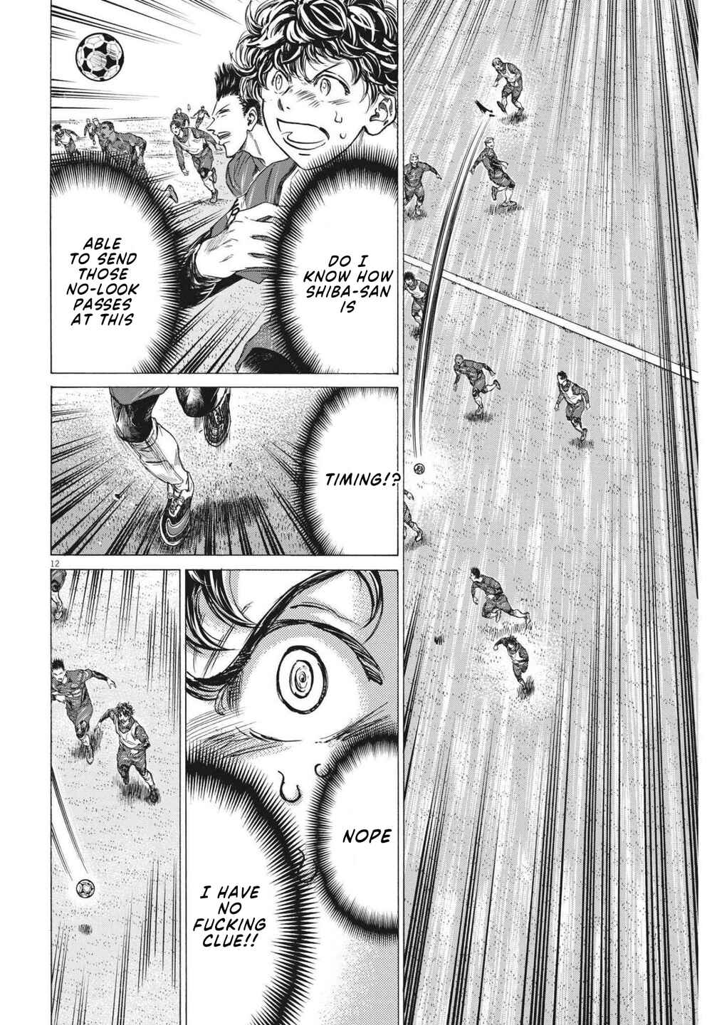 Ao Ashi Chapter 294 page 12