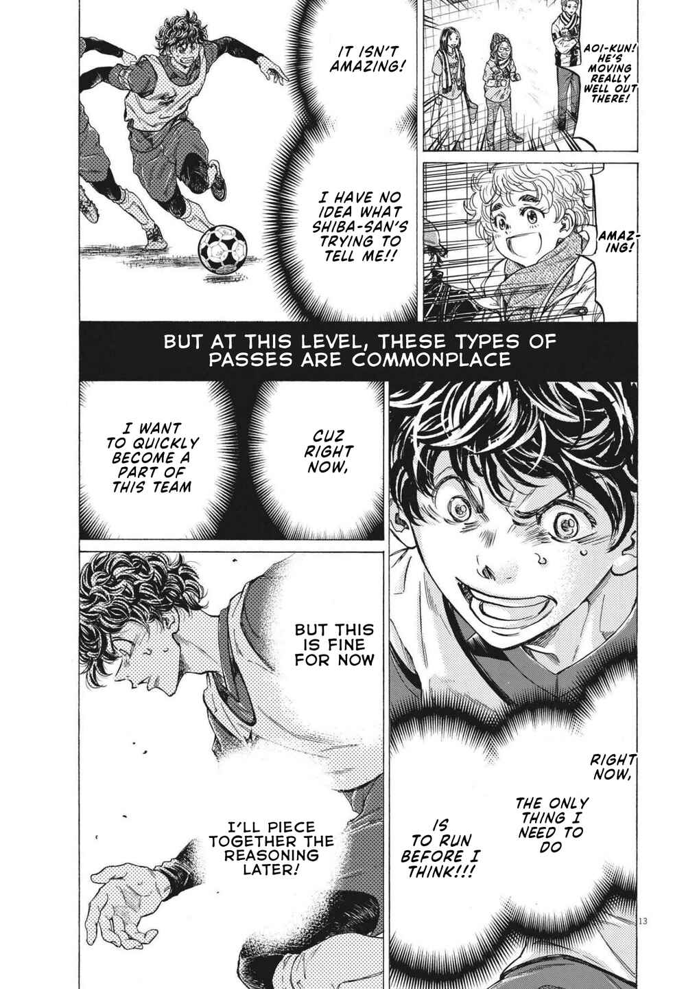 Ao Ashi Chapter 294 page 13
