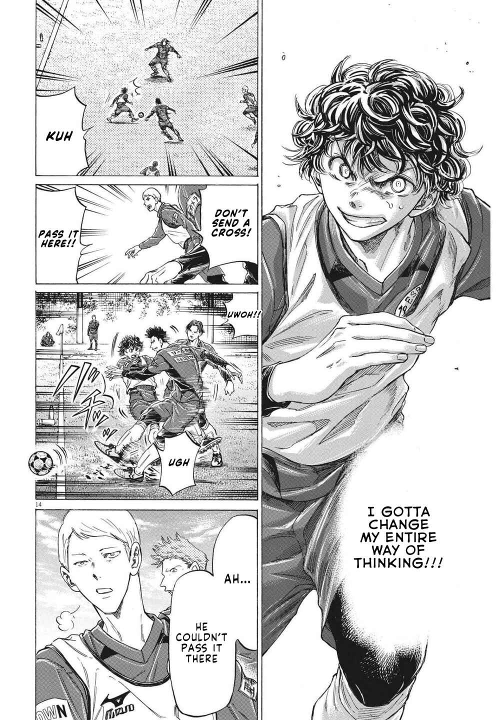 Ao Ashi Chapter 294 page 14