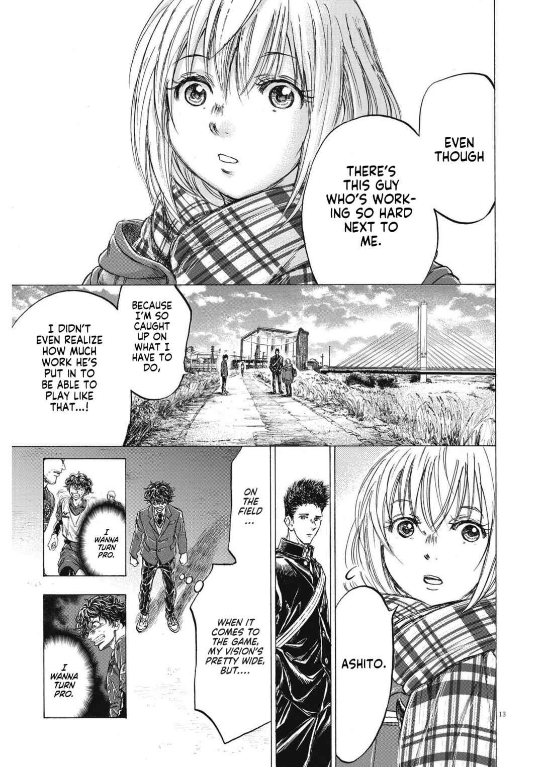 Ao Ashi Chapter 298 page 13