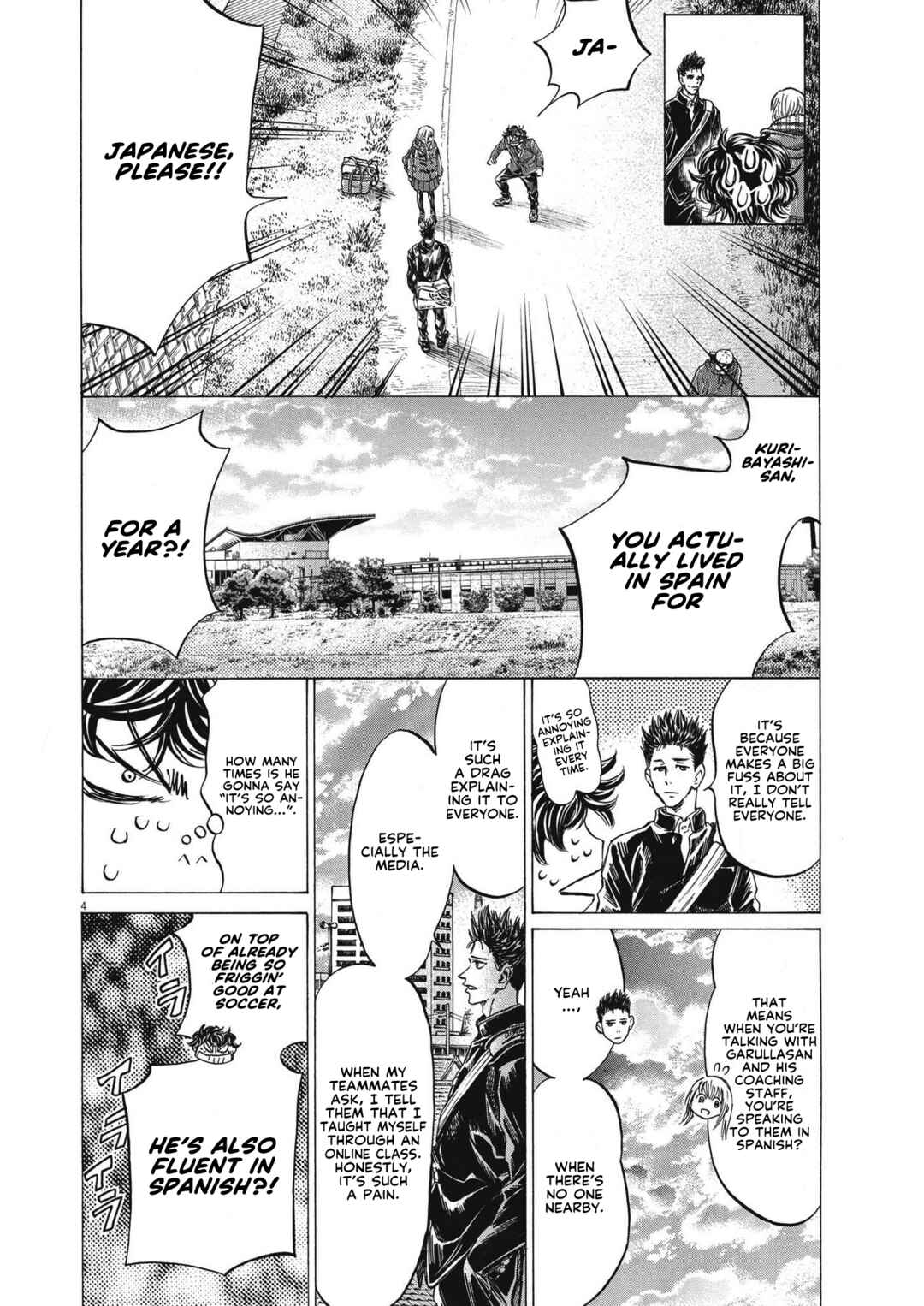 Ao Ashi Chapter 298 page 4