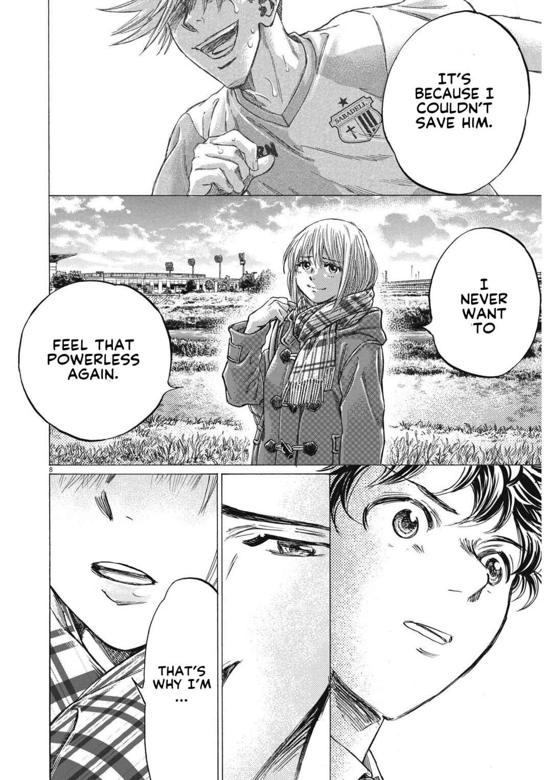 Ao Ashi Chapter 298 page 8