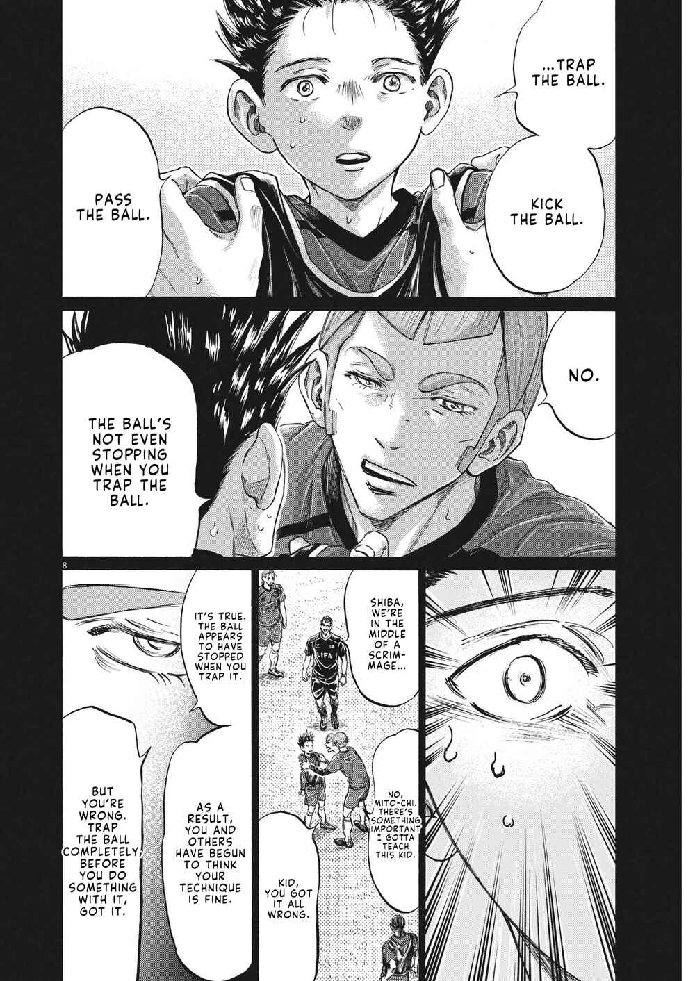 Ao Ashi Chapter 304 page 8