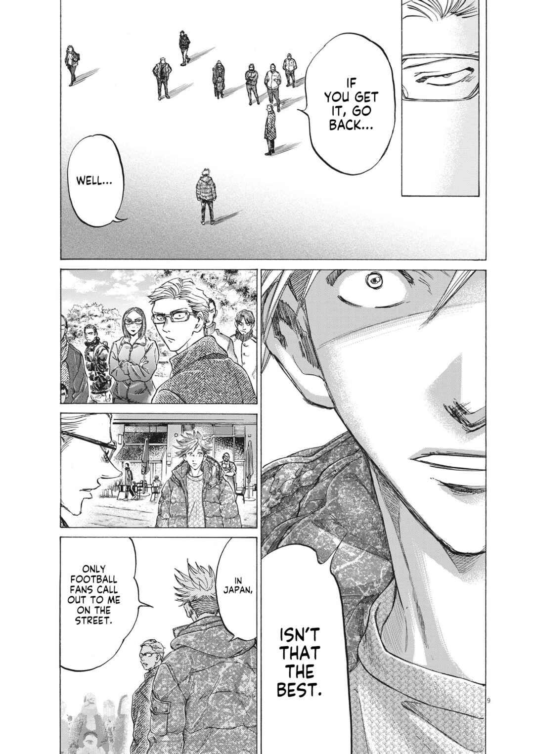 Ao Ashi Chapter 318 page 9