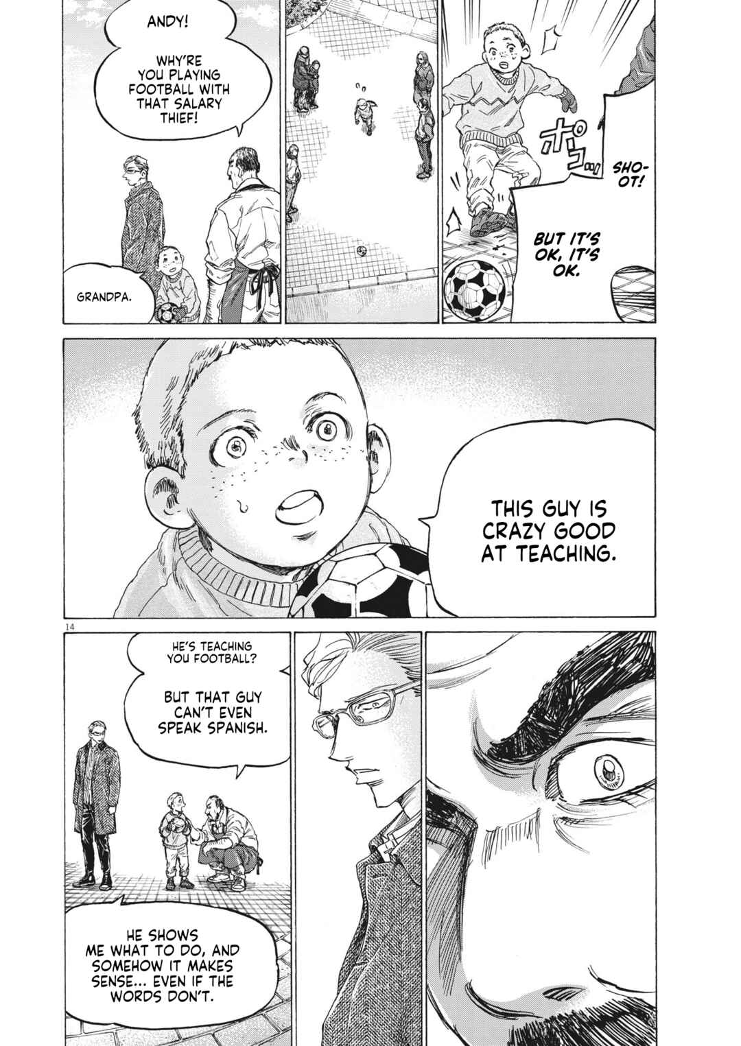 Ao Ashi Chapter 318 page 14