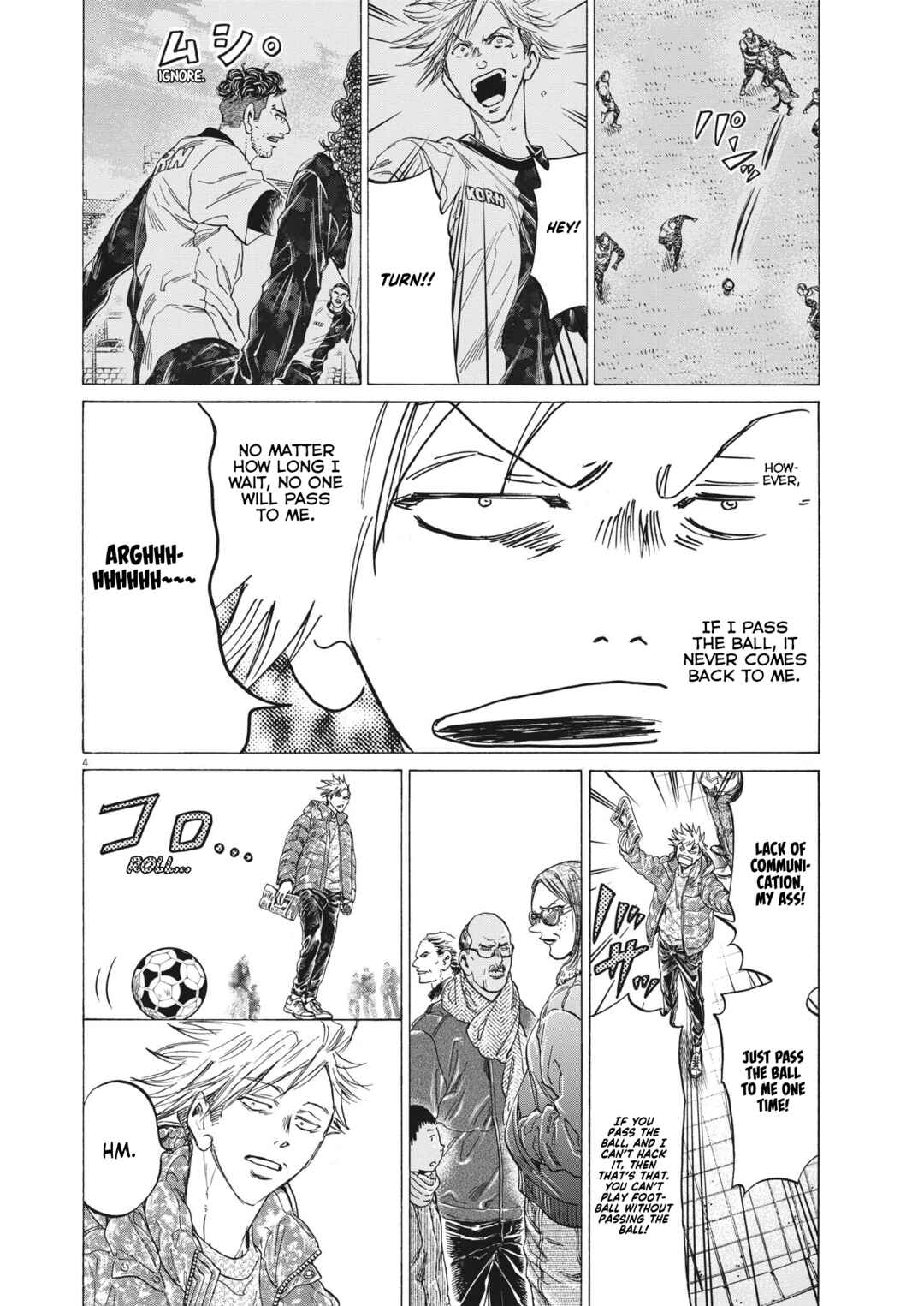 Ao Ashi Chapter 318 page 4