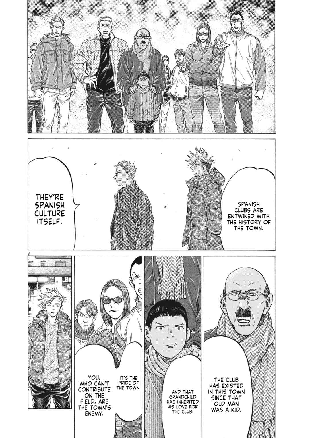 Ao Ashi Chapter 318 page 8