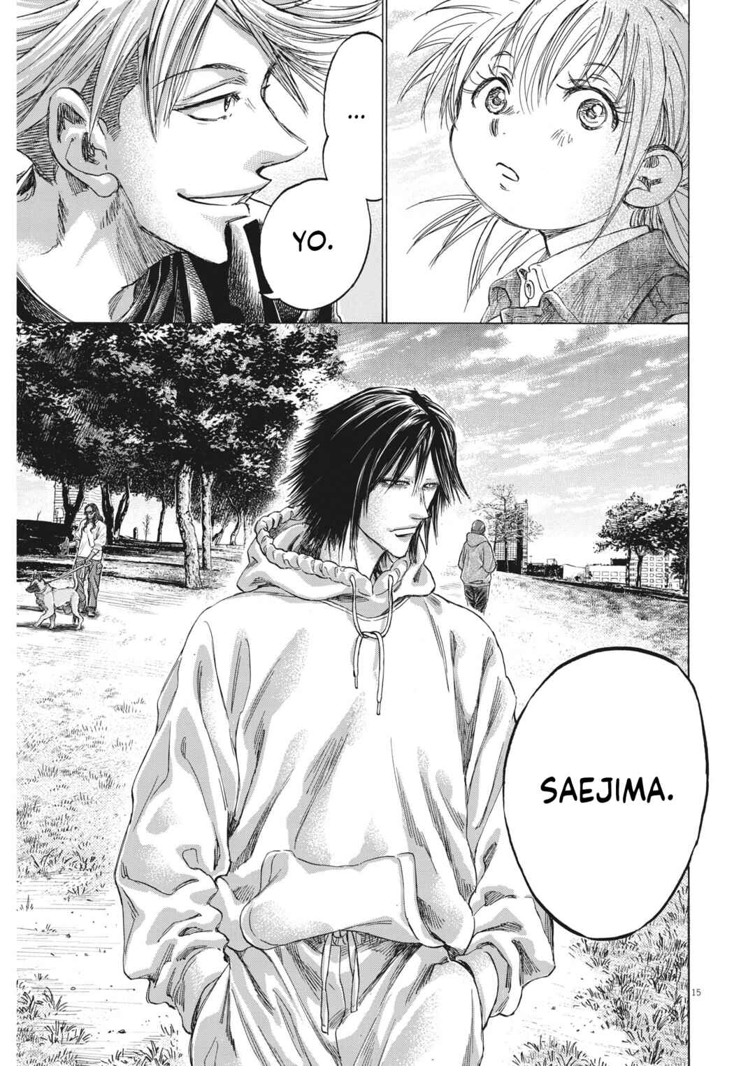 Ao Ashi Chapter 327 page 15