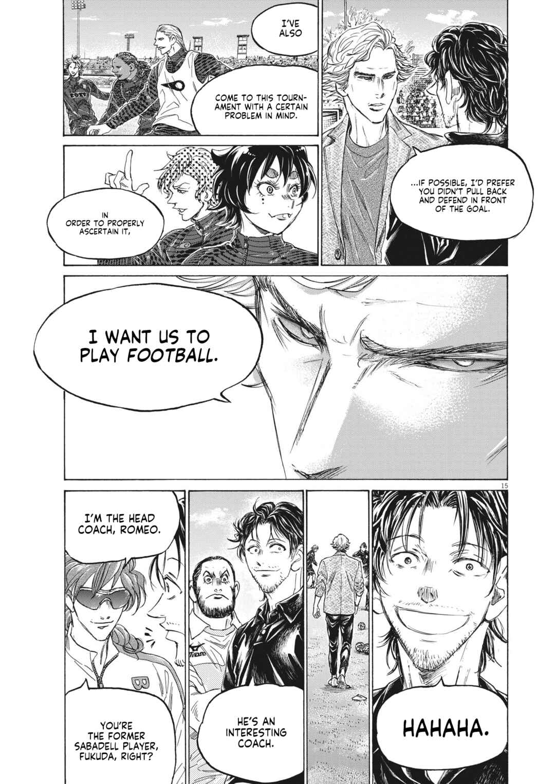 Ao Ashi Chapter 347 page 14