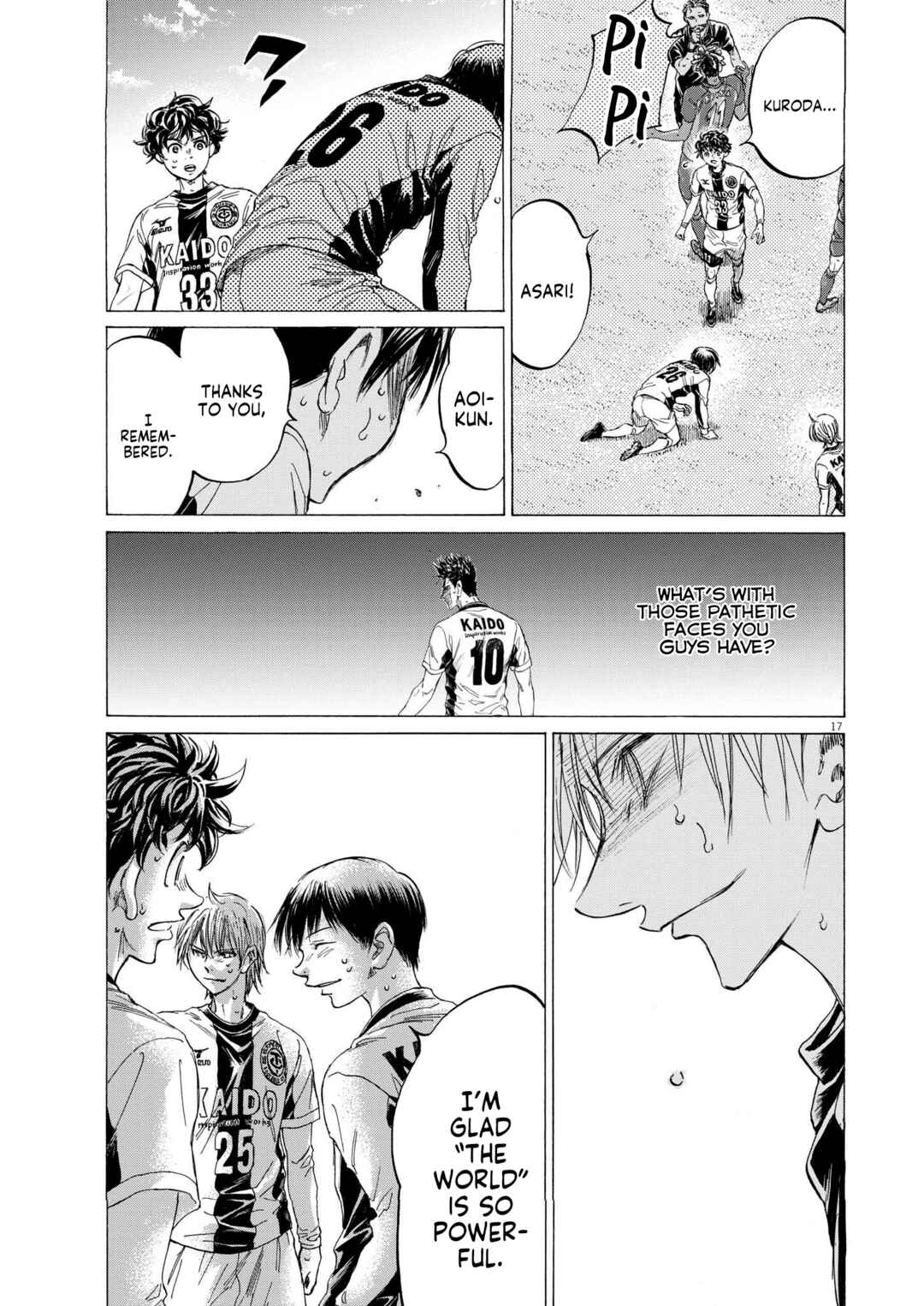 Ao Ashi Chapter 359 page 17