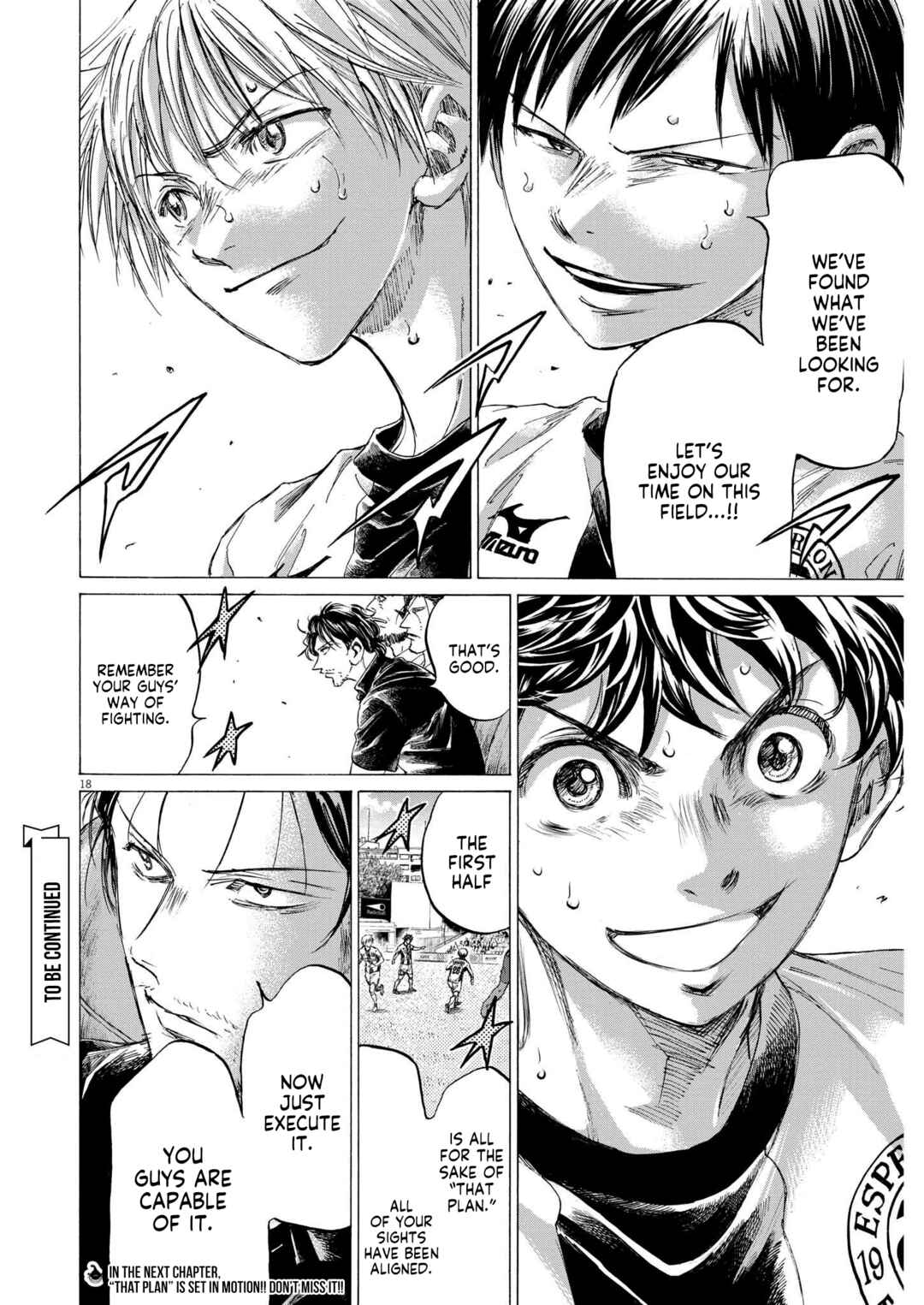 Ao Ashi Chapter 359 page 18
