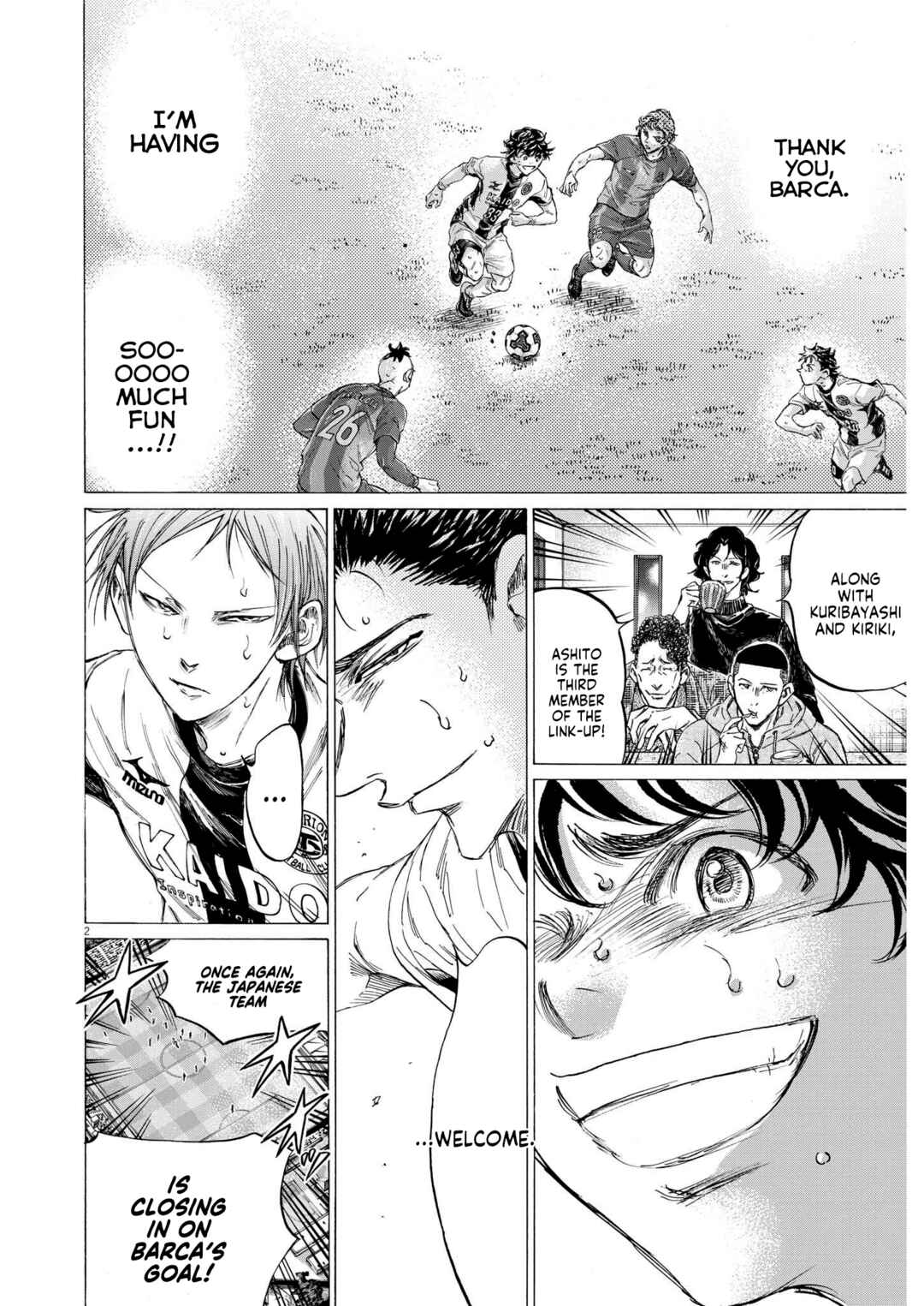 Ao Ashi Chapter 359 page 2