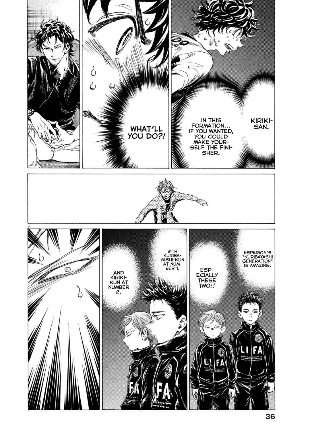 Ao Ashi Chapter 359 page 8