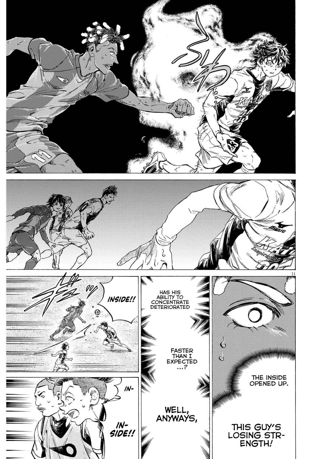 Ao Ashi Chapter 364 page 11
