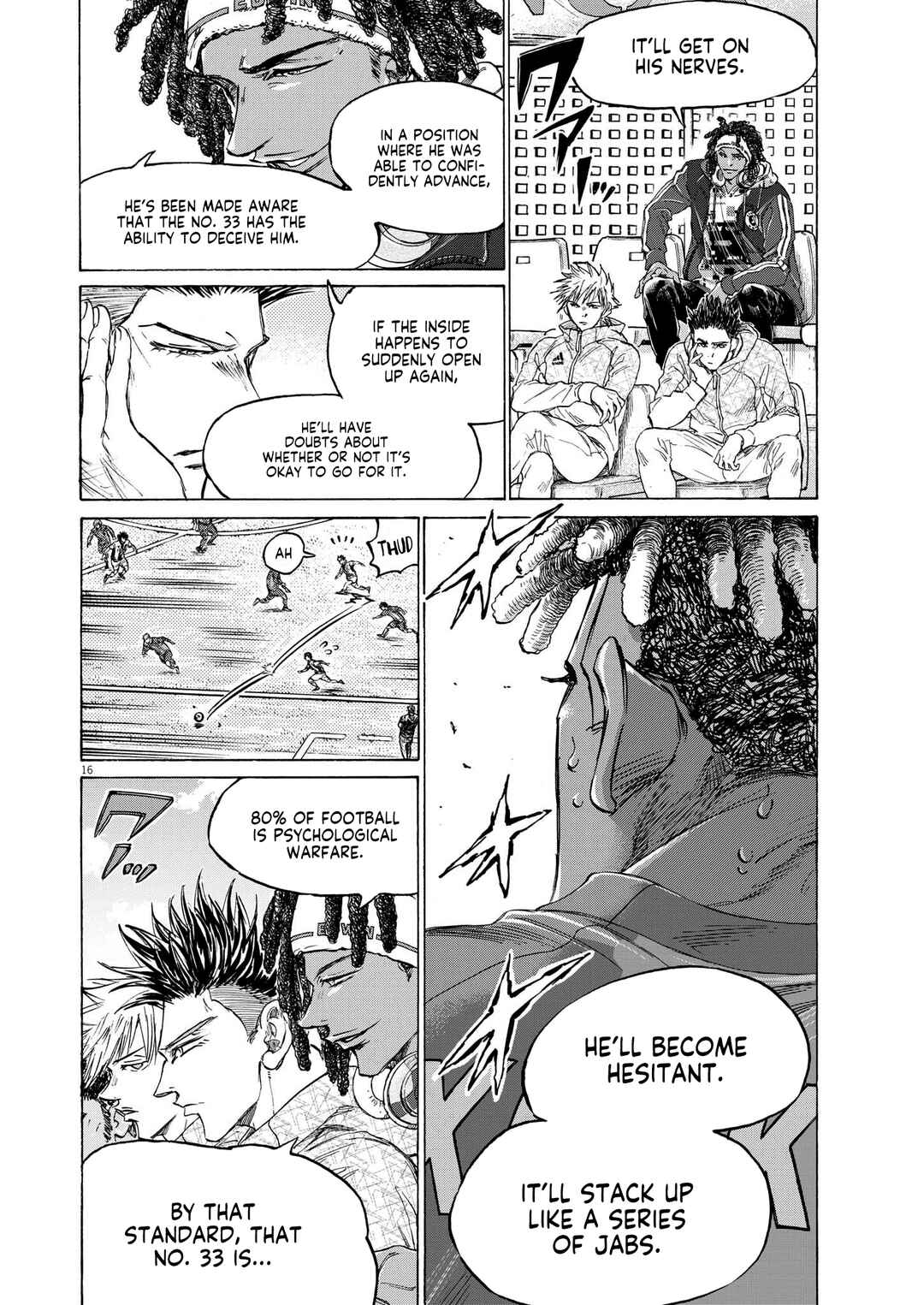 Ao Ashi Chapter 364 page 16