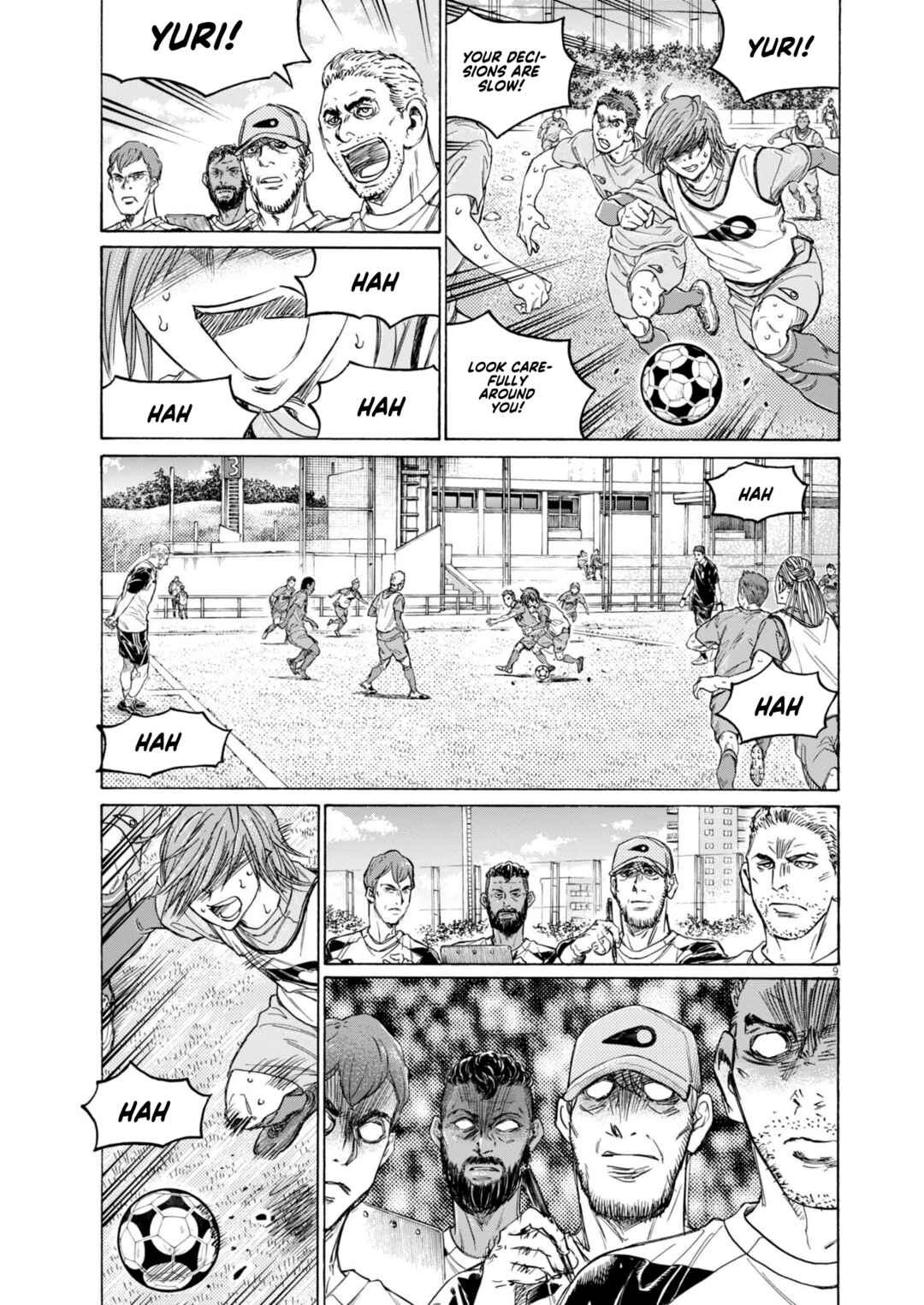 Ao Ashi Chapter 369 page 9