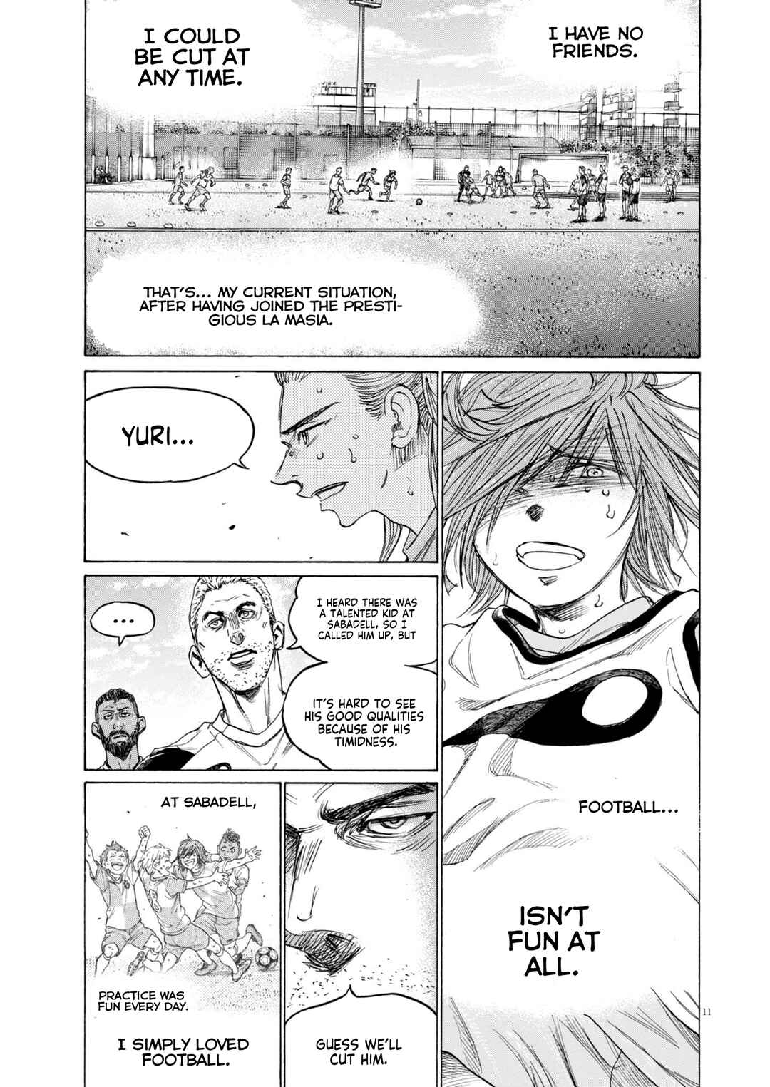 Ao Ashi Chapter 369 page 11