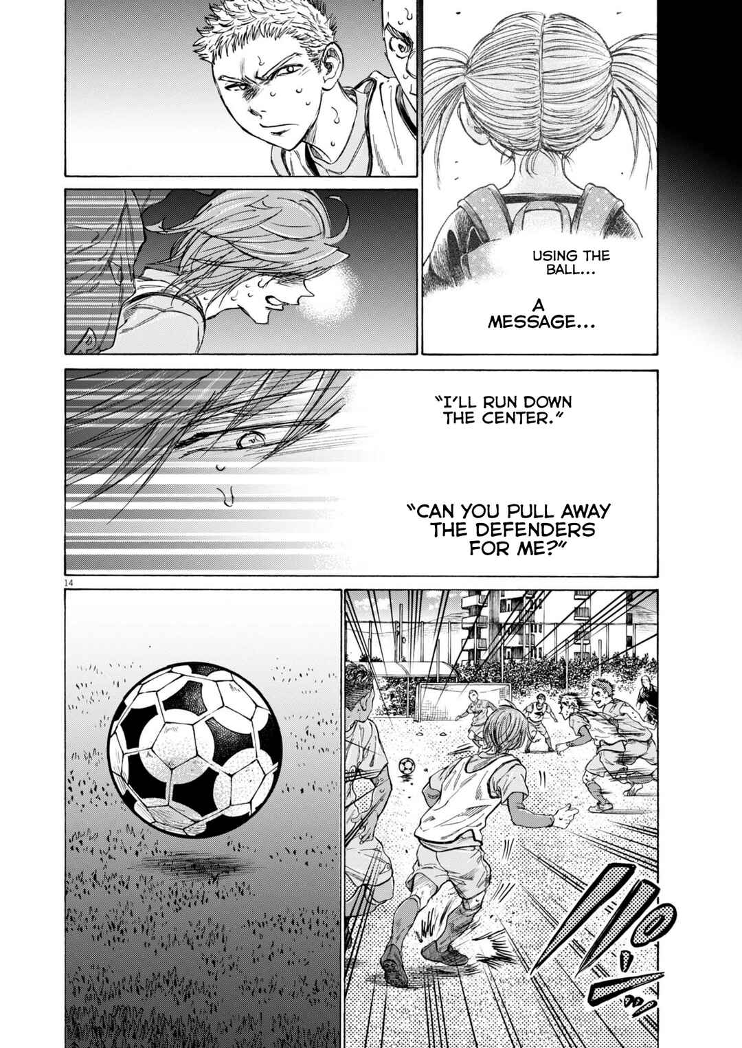 Ao Ashi Chapter 369 page 14