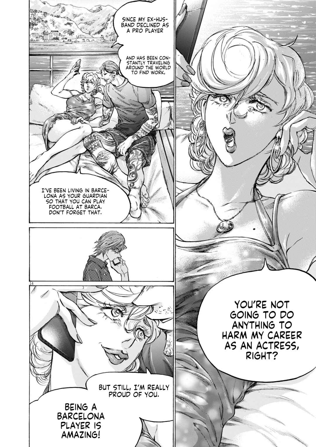 Ao Ashi Chapter 370 page 14
