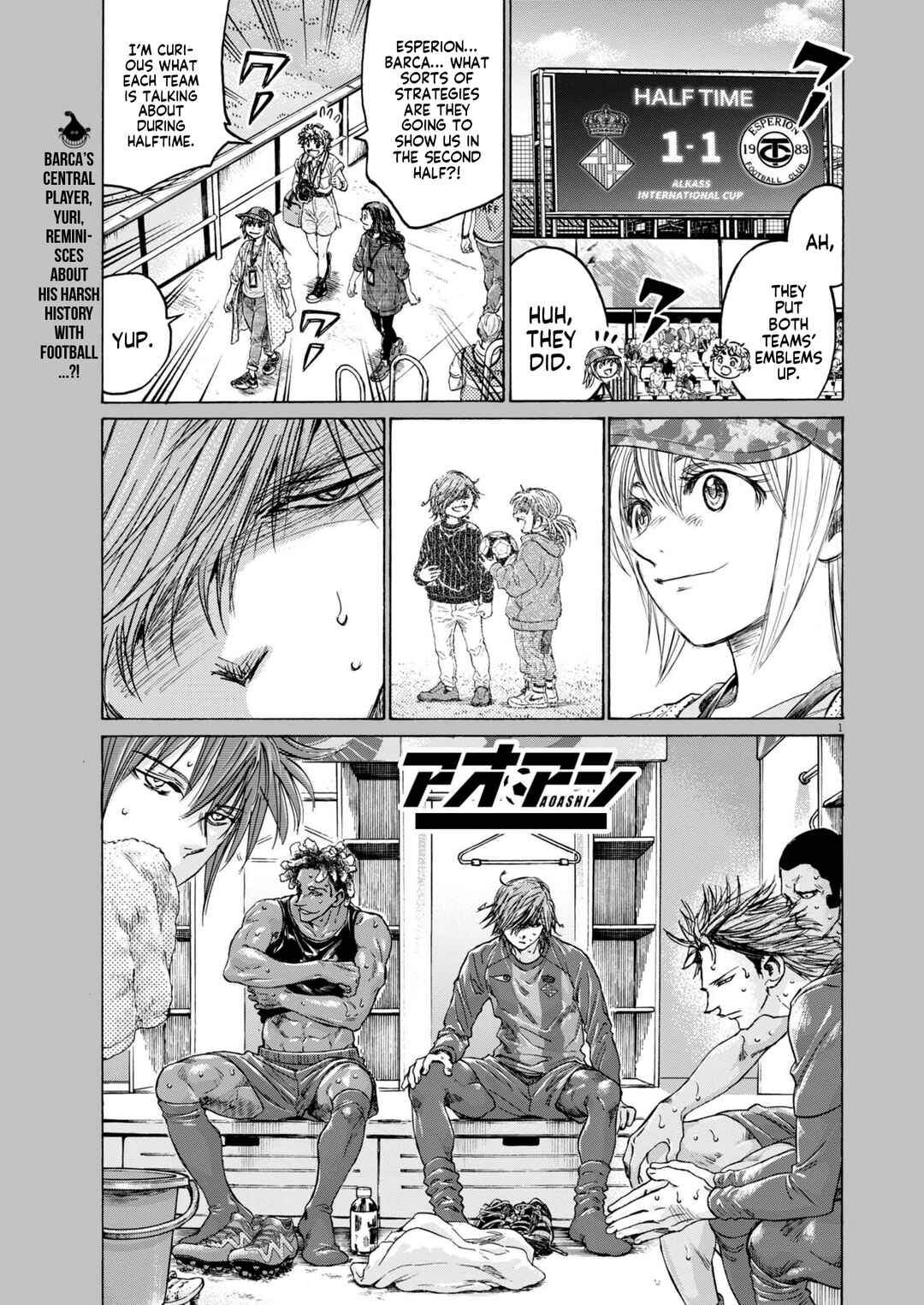 Ao Ashi Chapter 370 page 1