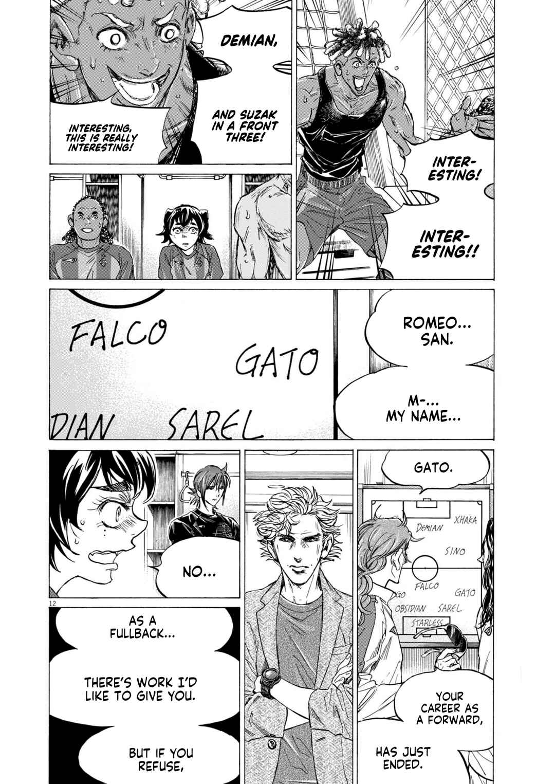 Ao Ashi Chapter 372 page 12