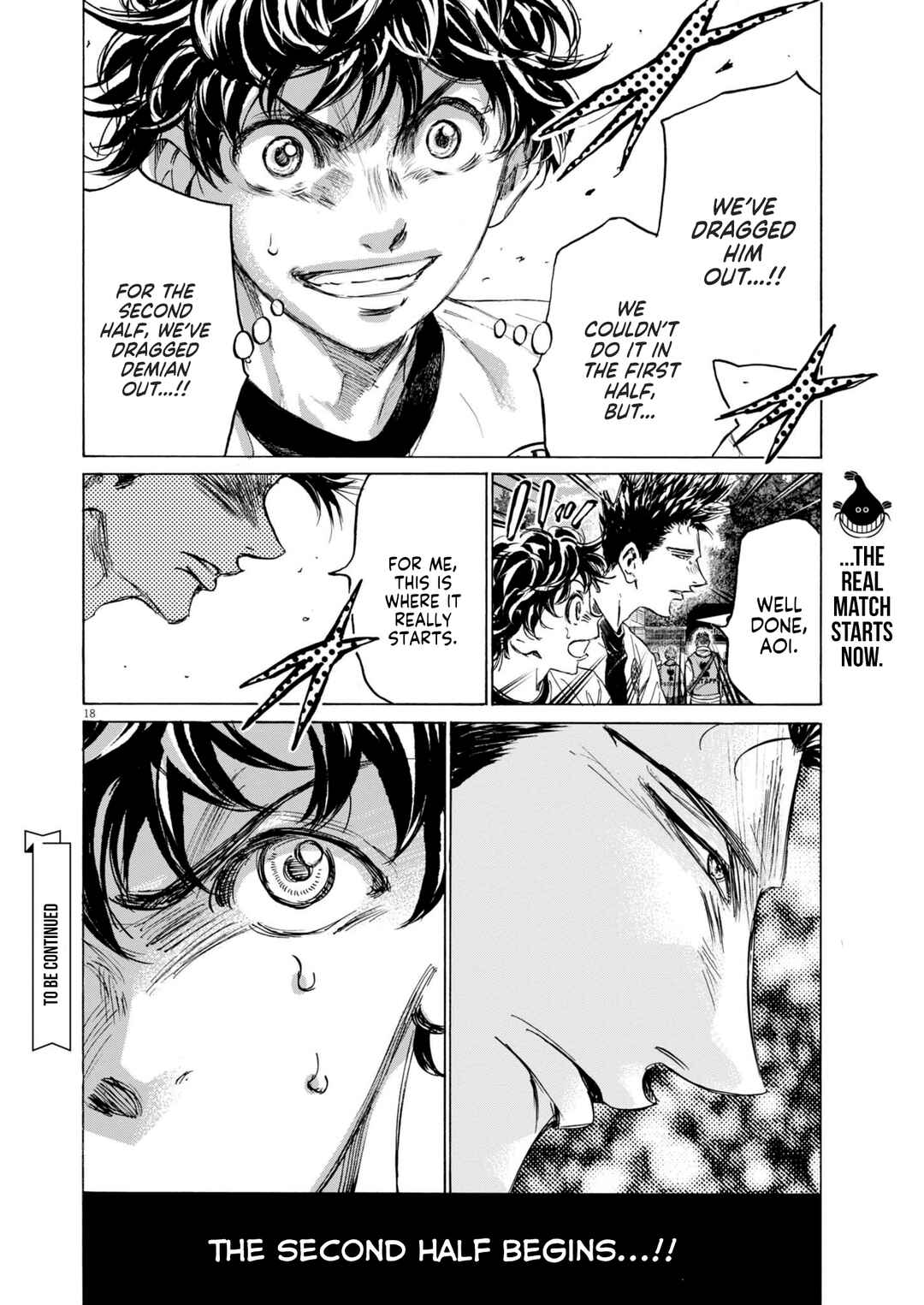 Ao Ashi Chapter 372 page 18