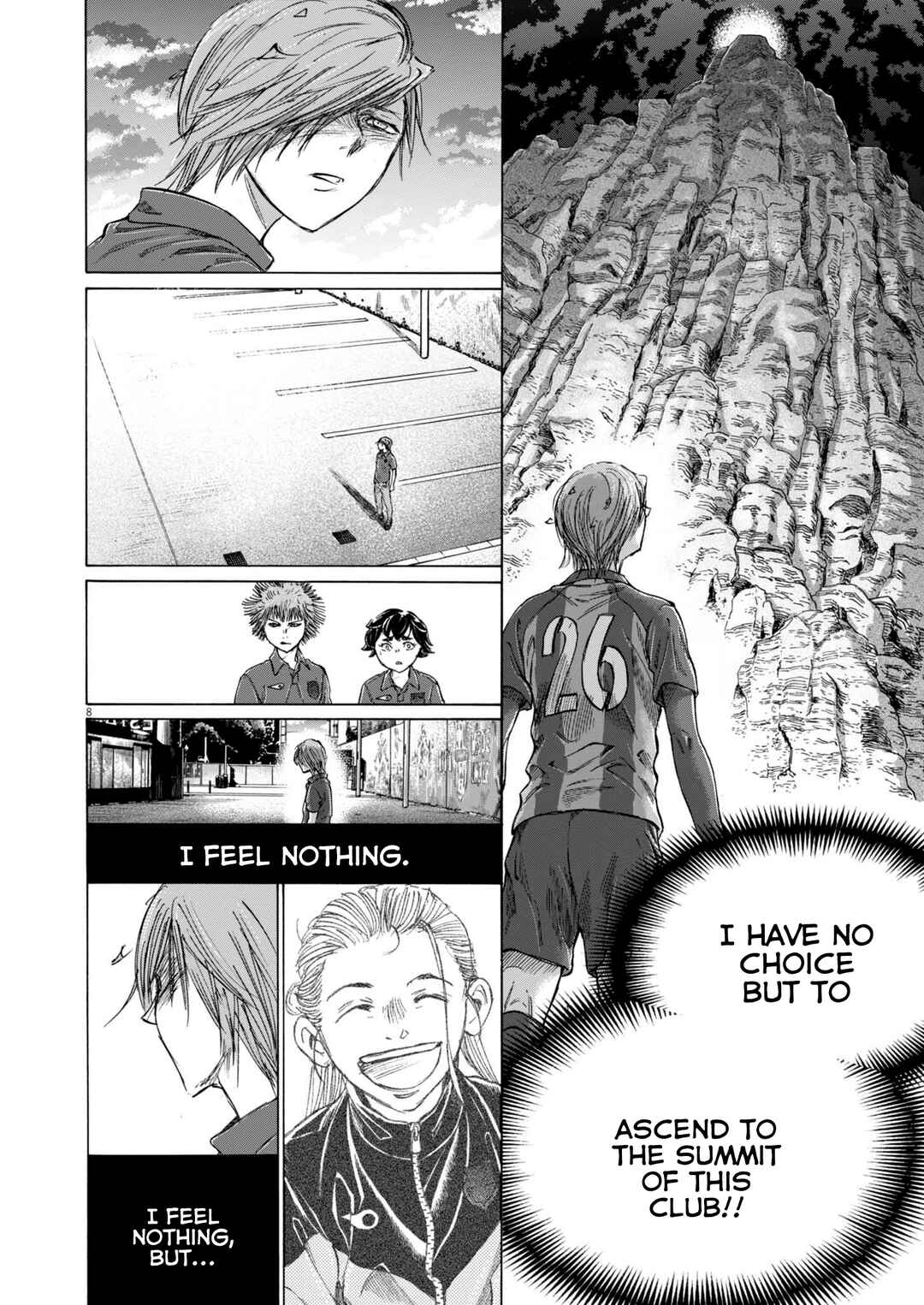 Ao Ashi Chapter 372 page 8