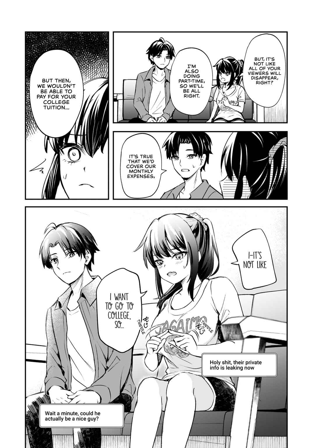 Aorikei Game Haishinsha (20-sai), Haishin no Kiri Wasure ni Yori Ii Hito Bare Suru. Chapter 1 page 12