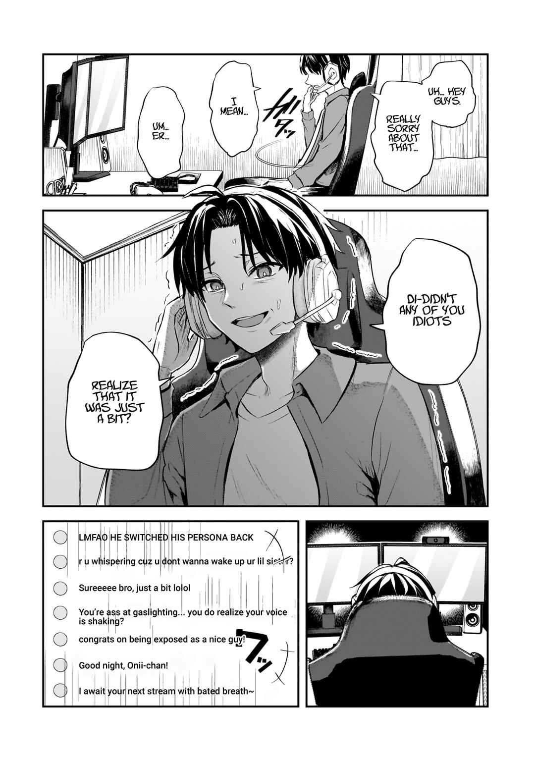 Aorikei Game Haishinsha (20-sai), Haishin no Kiri Wasure ni Yori Ii Hito Bare Suru. Chapter 1 page 20