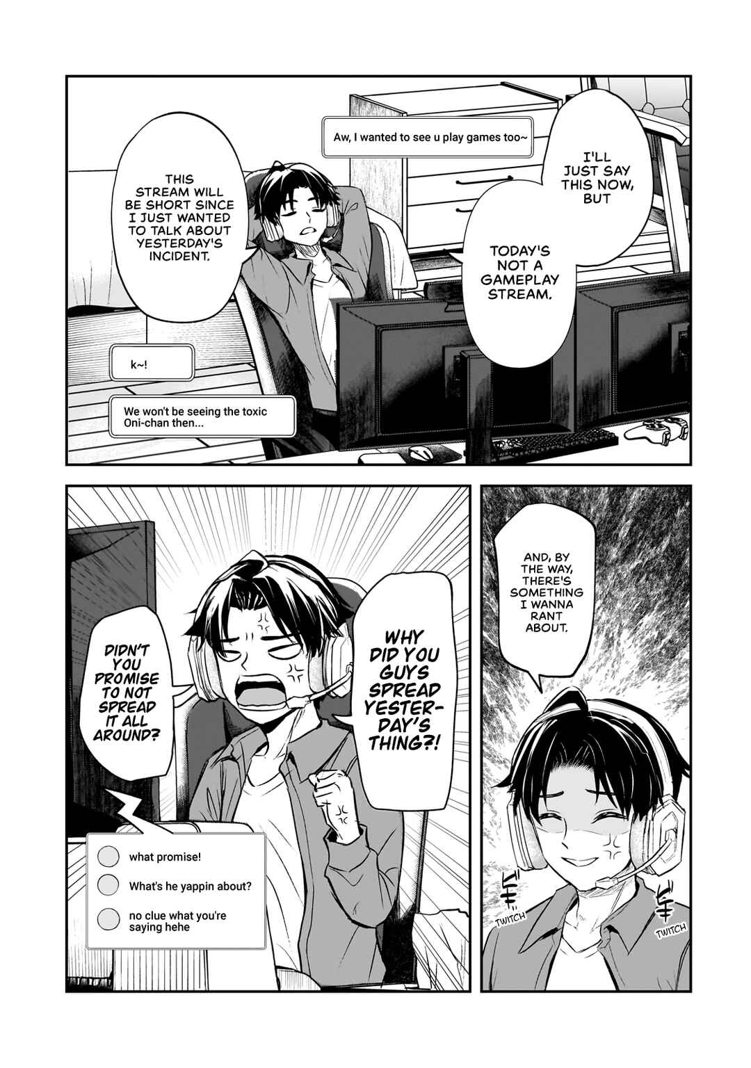 Aorikei Game Haishinsha (20-sai), Haishin no Kiri Wasure ni Yori Ii Hito Bare Suru. Chapter 1 page 31