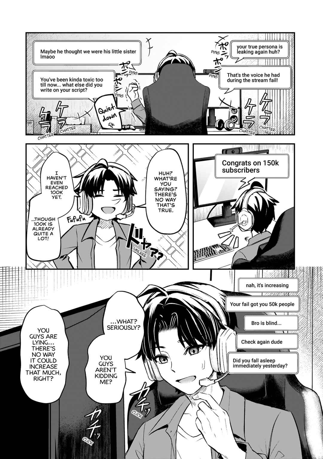 Aorikei Game Haishinsha (20-sai), Haishin no Kiri Wasure ni Yori Ii Hito Bare Suru. Chapter 1 page 36