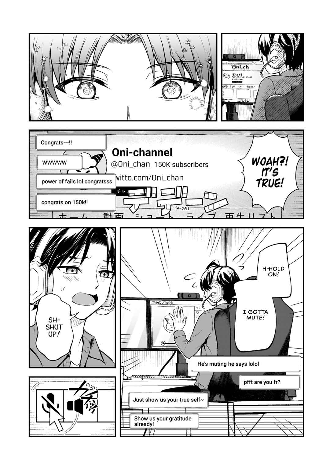 Aorikei Game Haishinsha (20-sai), Haishin no Kiri Wasure ni Yori Ii Hito Bare Suru. Chapter 1 page 37