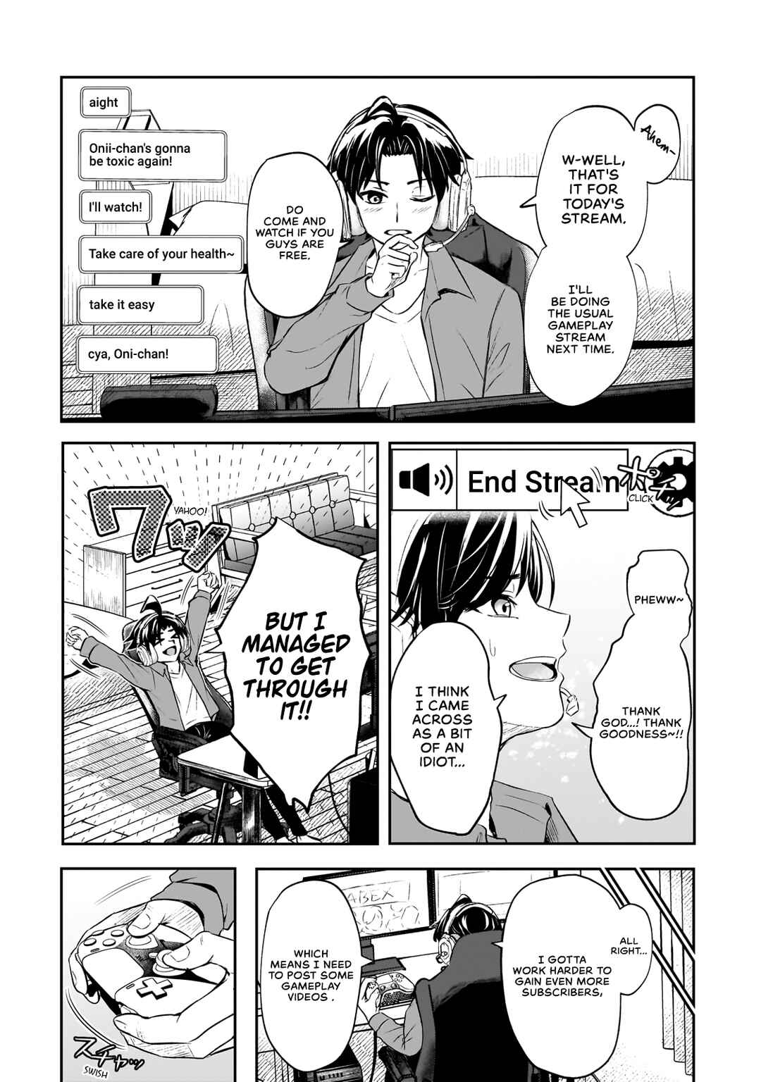 Aorikei Game Haishinsha (20-sai), Haishin no Kiri Wasure ni Yori Ii Hito Bare Suru. Chapter 1 page 40