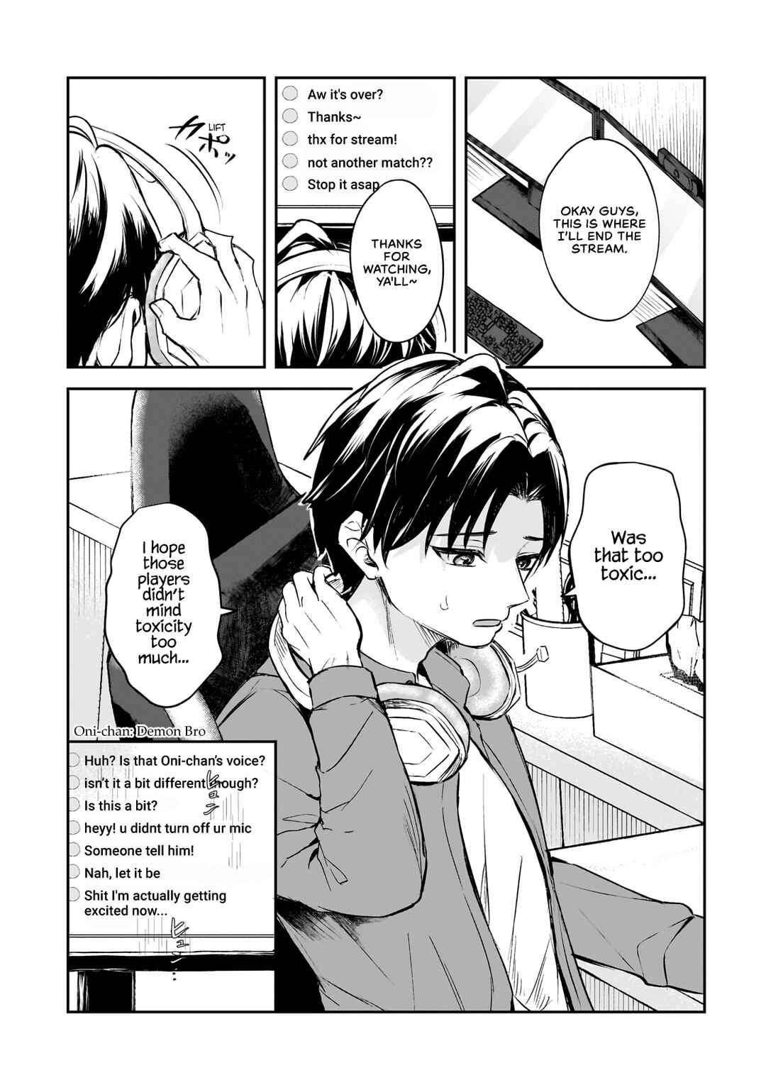 Aorikei Game Haishinsha (20-sai), Haishin no Kiri Wasure ni Yori Ii Hito Bare Suru. Chapter 1 page 5