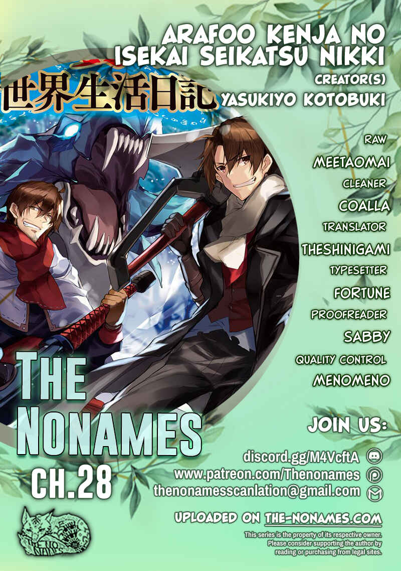 Arafoo Kenja no Isekai Seikatsu Nikki Chapter 28 page 0