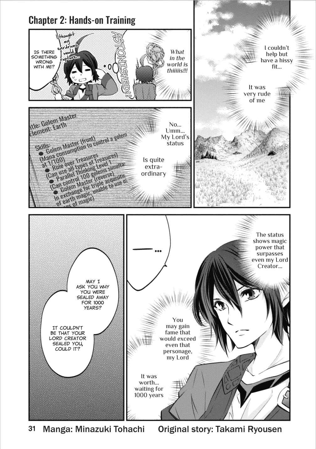 Arafoo Shachiku no Golem Master Chapter 2 page 0