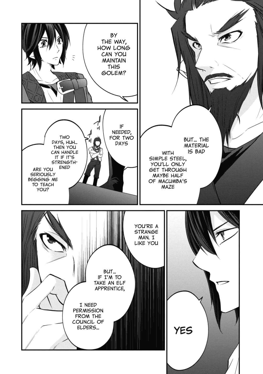 Arafoo Shachiku no Golem Master Chapter 9 page 3