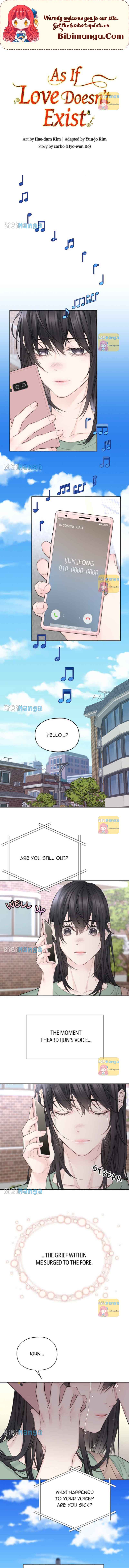 As If Love Doesn’t Exist Chapter 14 page 0