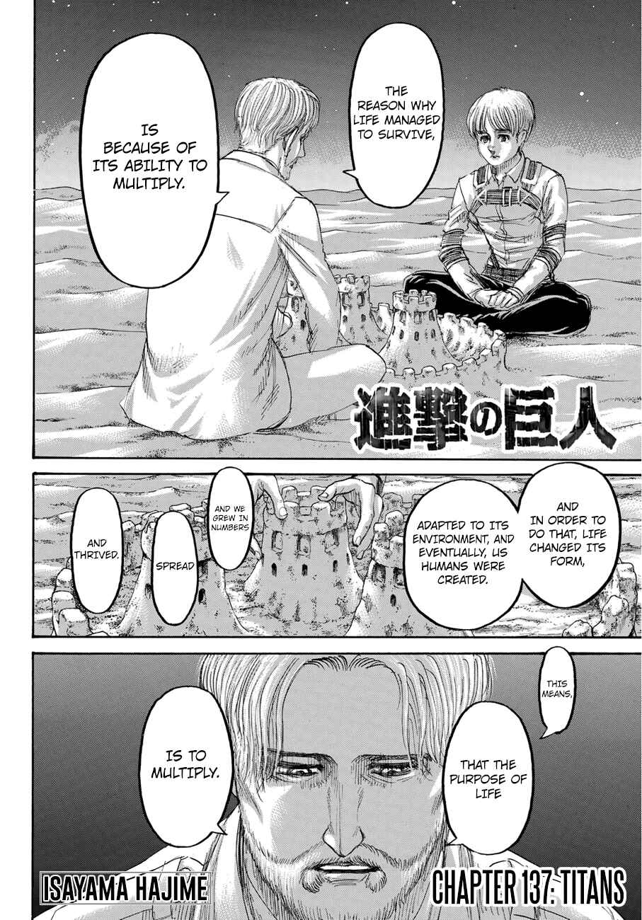 Attack on Titan Chapter 137 page 2