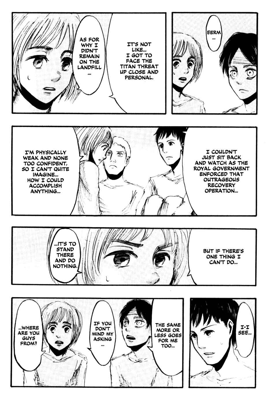 Attack on Titan Chapter 16 page 13